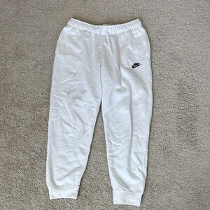 Nike White Sweatpants
